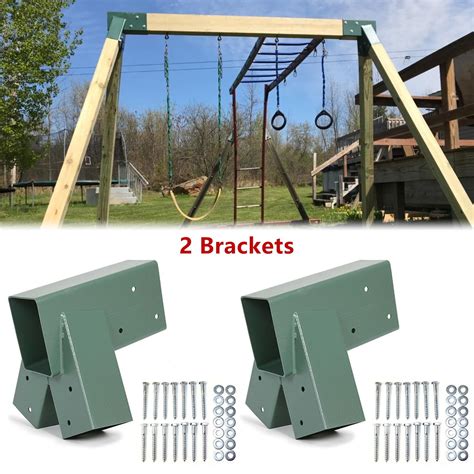 metal brackets for wood swing sets|12 inch swing set hardware.